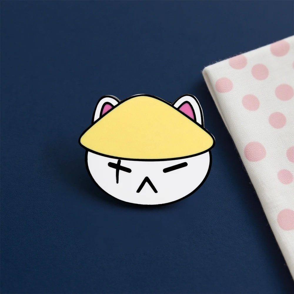 Suga Daechwita Yoongi Cat Enamel Pin Badge Cute Cartoon Singer Music Peripheral Brooch Collect Souvenirs Lapel Pin Fans Gift