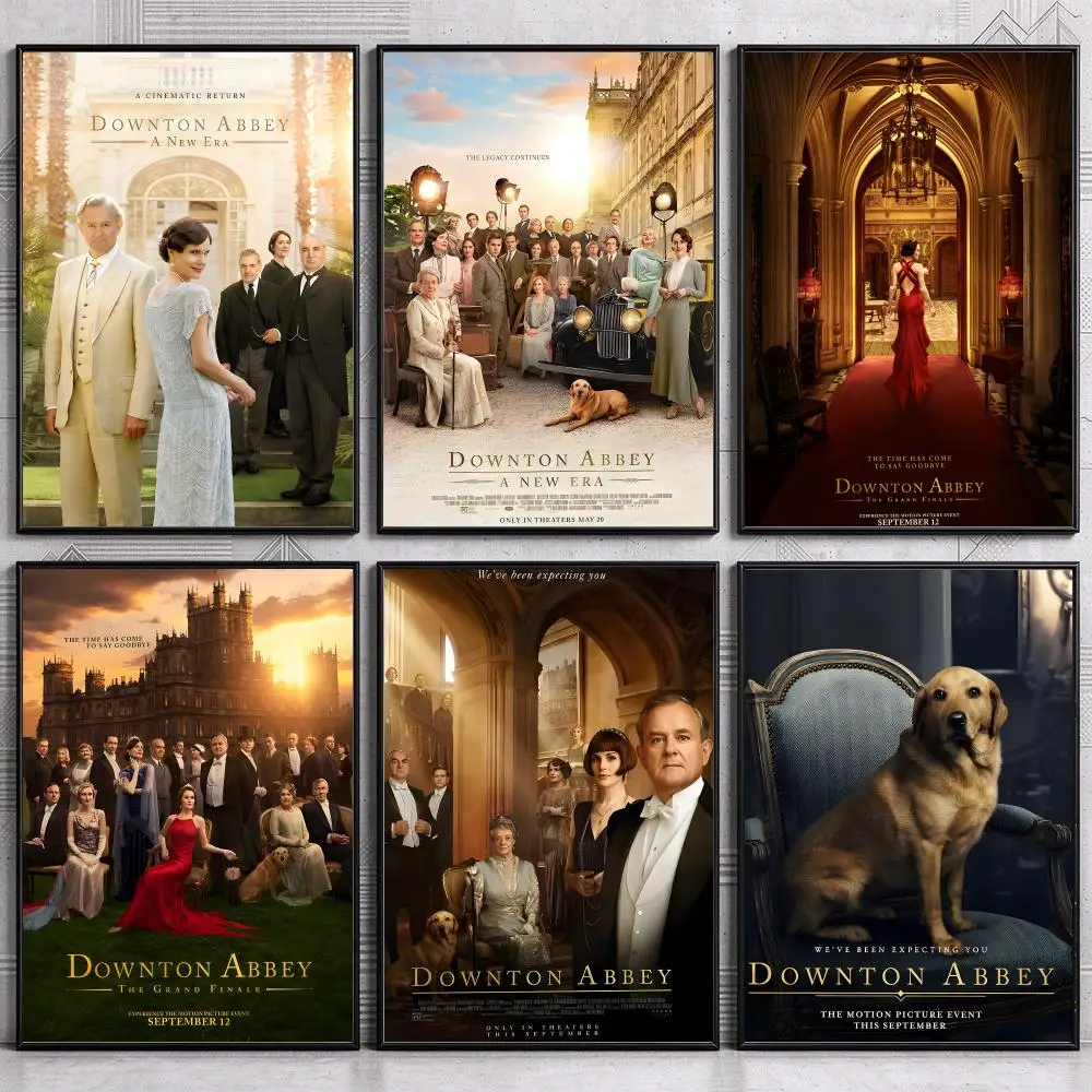 Classic Period Drama TV D-Downton Abbey Poster Wall Art Print Sticker for Bedroom Living Room Dorm Office Modern Home Decor Gift