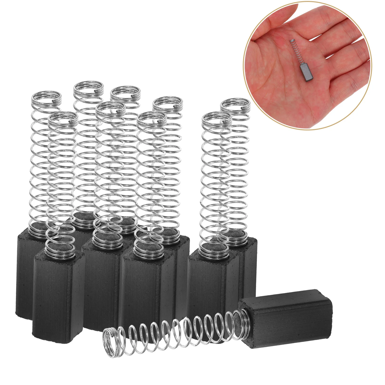 

10 Pcs Old Fashioned Sewing Machine Carbon Brush Electric Motor Accessories