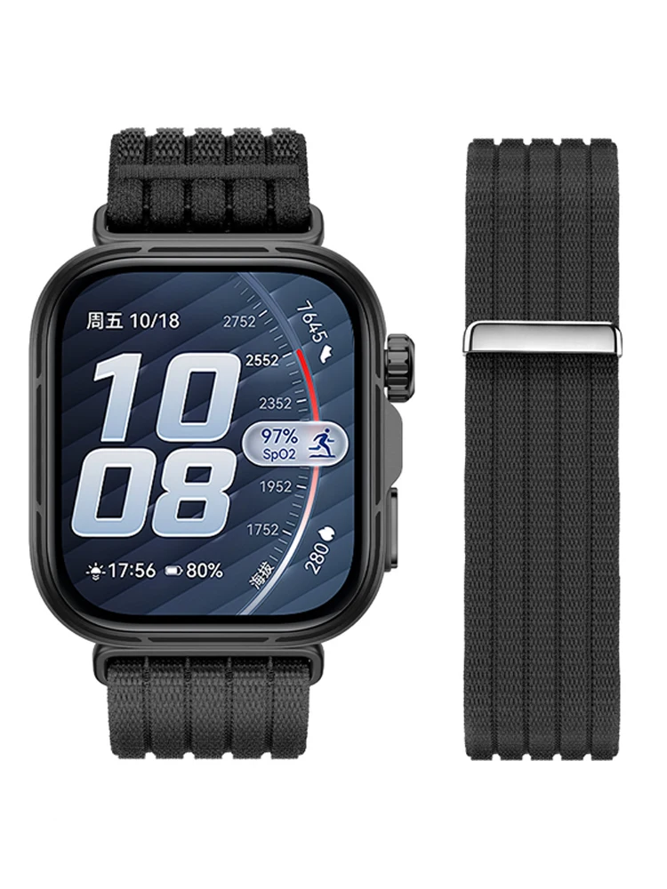 1:1 Original für HUAWEI WATCH FIT 5 Band 5 Pro/3/4 Pro Uhrenarmband Sport Atmungsaktives Nylon-Armband Correa HUAWEI FIT Series Armband