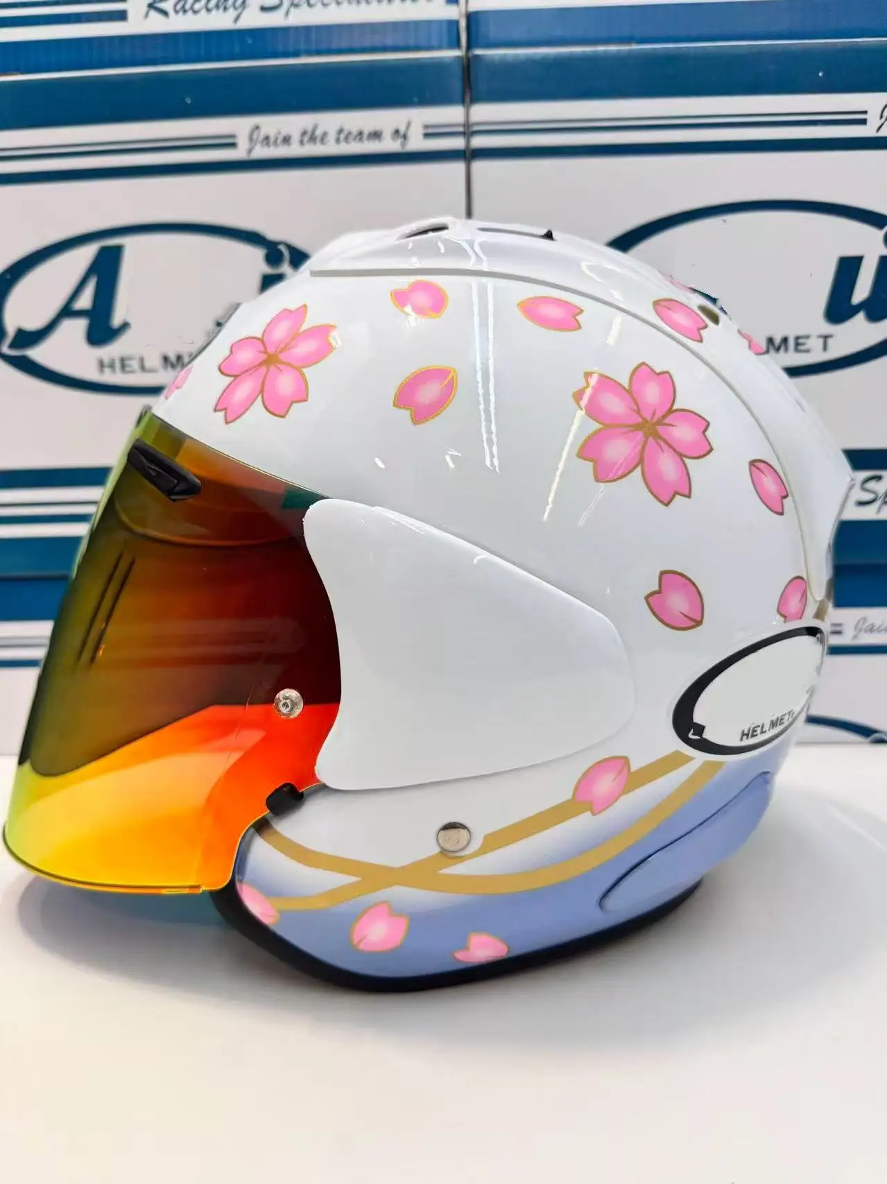 Open Face Motorcycle helmet vz ram 3/4 hlemet Sakura   helmet Riding Motocross Racing Motobike Helmet