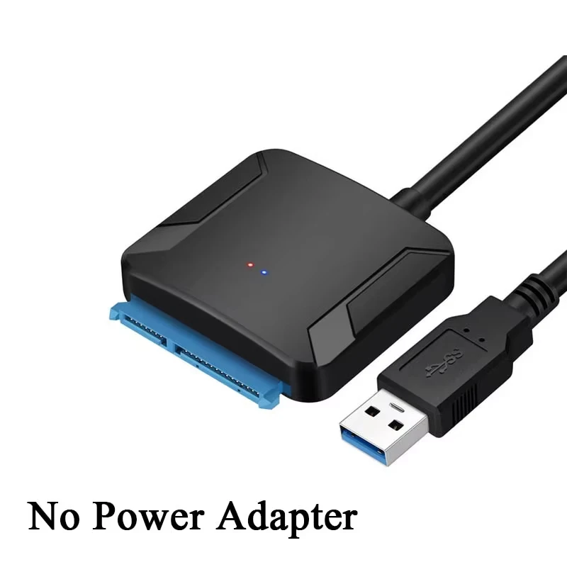 SATA naar USB 3.0 Kabel SATA III Harde Schijf Adapter Converter voor 2,5 "3,5" SSD HDD Harde Schijf Schijf met 12 V/2A Power Adapter