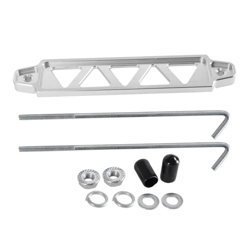 Universal Aluminium Auto Batterie Binden Halter Halterung Klammer Bar für Honda Civic EK ZB Auto Racing Zubehör BT-1006 – Detail 8