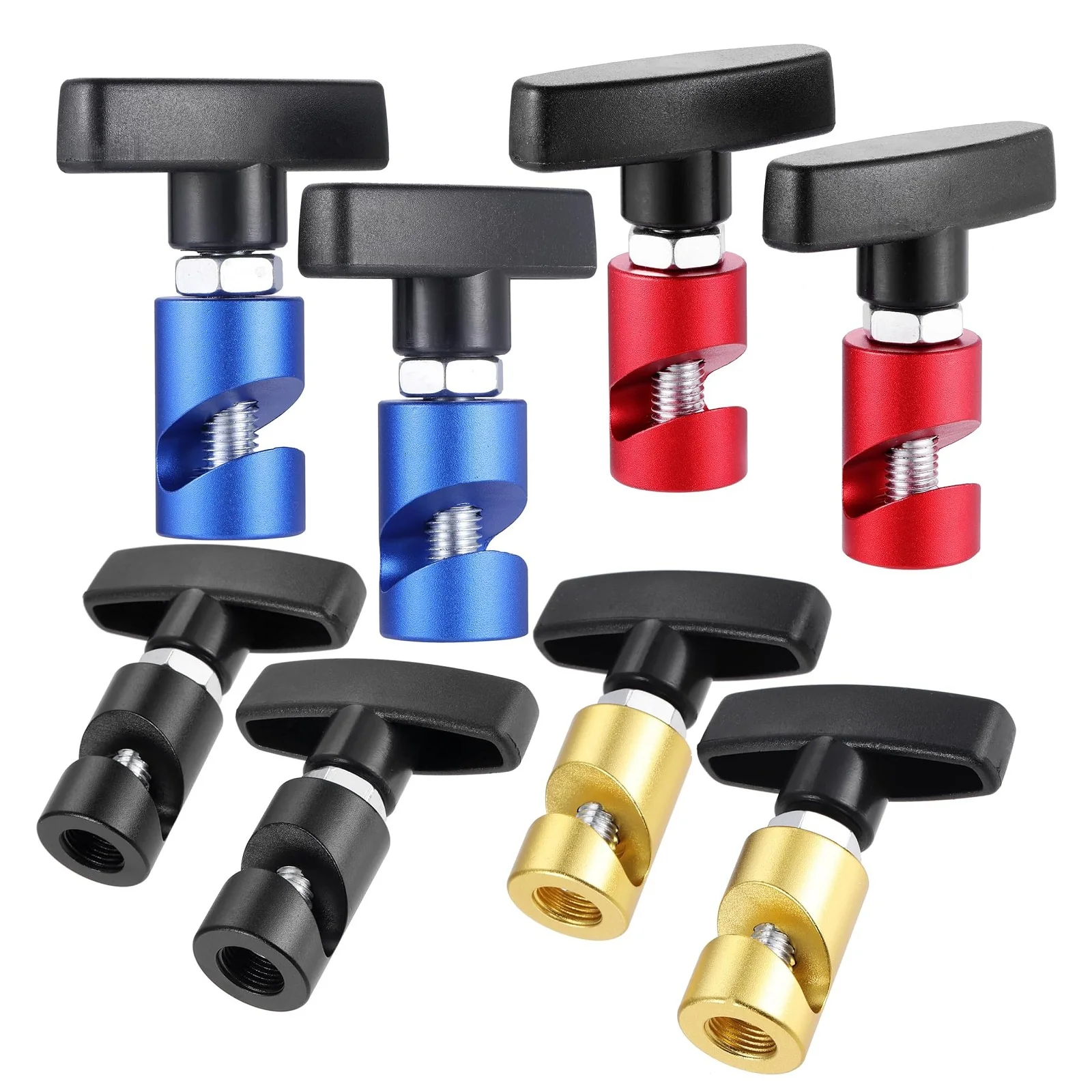 2Pcs Lift Support Clamp Hood Strut Clamp Spark Plug Caliper 2in1 Tool 14mm Car Hood Prop Rod Stay Holder for Auto Tailgate Trunk