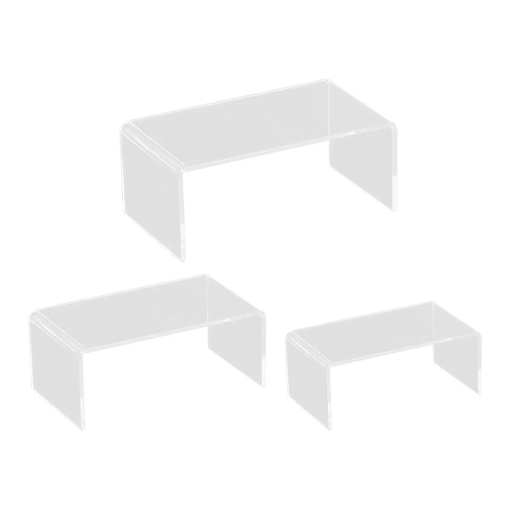 

3pcs Clear Shape For Retail Clear Stand Shop Sports Shoe Rack Display Shelf Sports Shoe Stand Item Display Rack