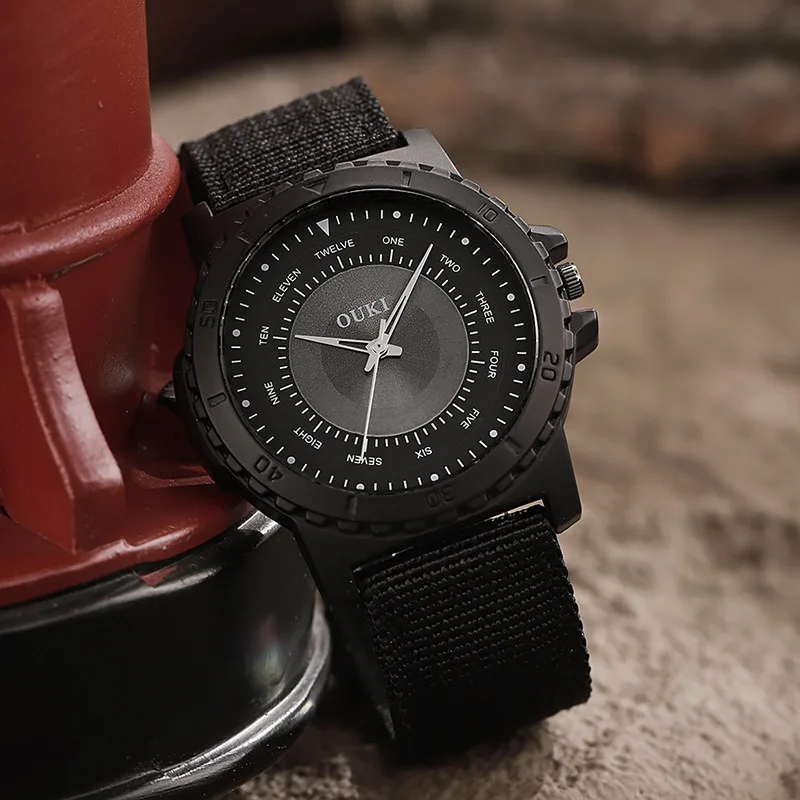 

Новые модные знаменитые роскошные мужские спортивные кварцевые часы, армейские солдатские военные наручные часы из парусиновой ткани, Reloj Hombre, студенческие часы