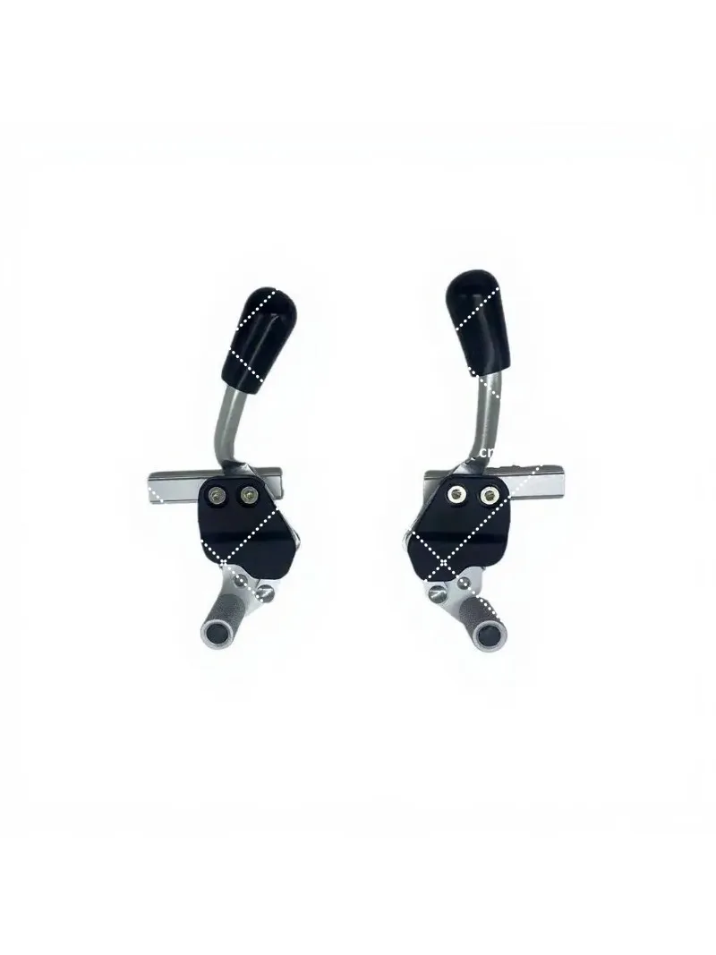 Universal Aluminum Alloy Handbrake for Wheelchairs with Extended Lever, Sports Leisure Wheelchair Thickened Brake 1 Pair