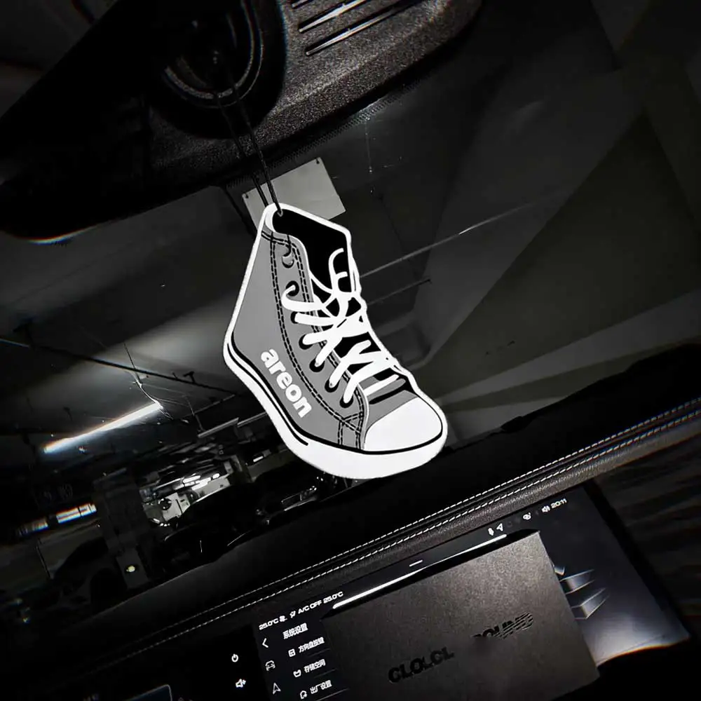 6/10PCS Tide Cool Board Shoes Car Fragrance Pendant - Sports Shoe Design, Rearview Mirror Trend Hanging, Lasting Light Fragrance