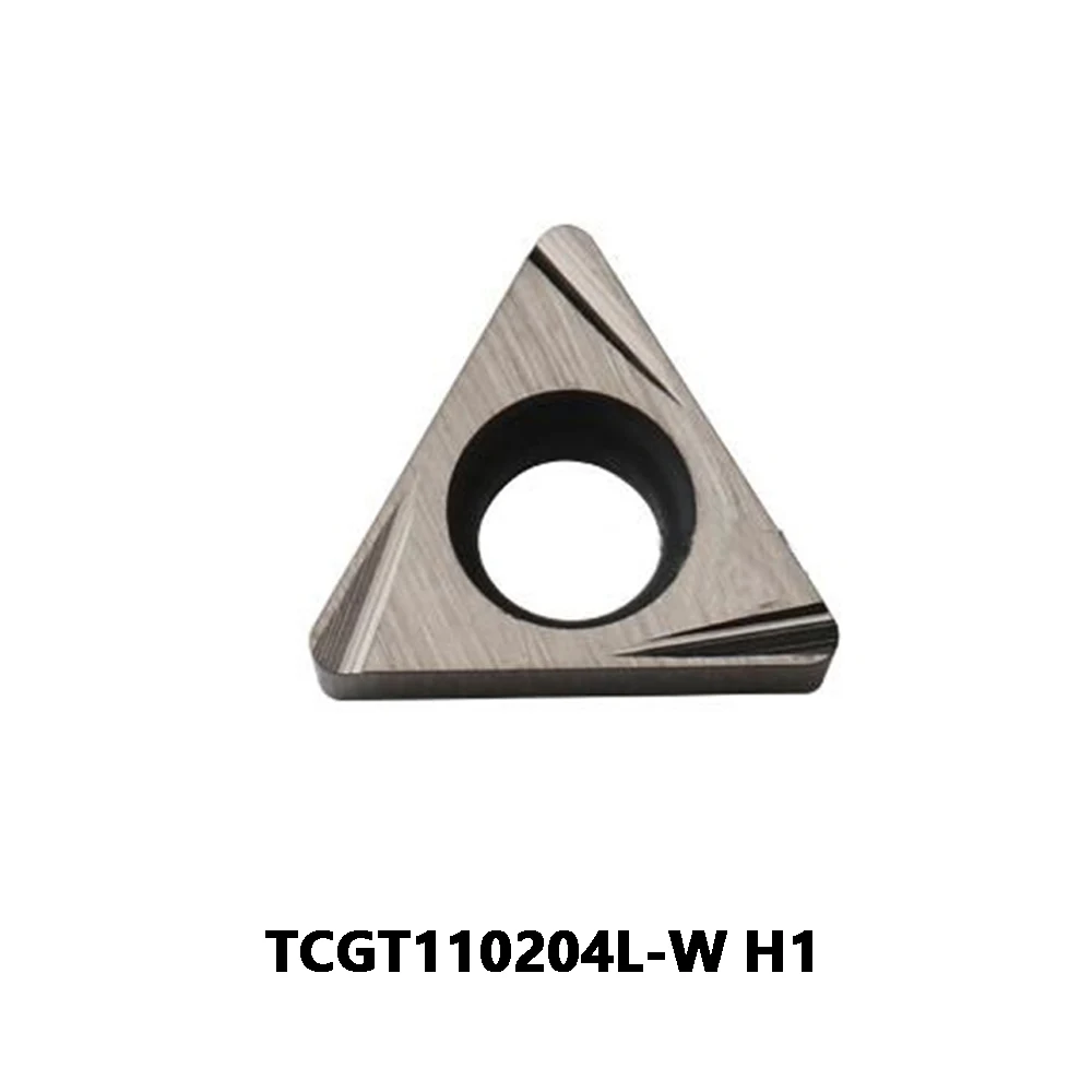 Original TCGT110204 L W TCGT 110204 L-W TCGT 110204L-W 60° Inserts TCGT110204L-W H1 Carbide Plates CNC Lathe Cutter Machine Hold