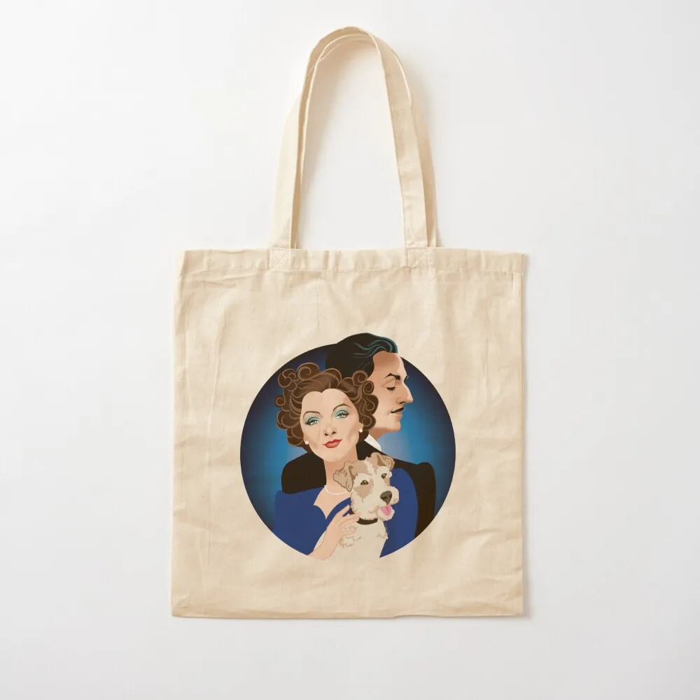 

Nick and Nora Tote Bag Cloth bags canvas tote Canvas Tote Bag