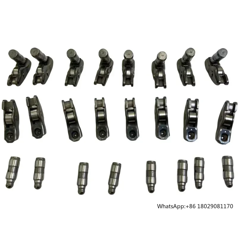 16x Intake & Exhaust Rocker Arms Hydraulic Lifters Set For AUDI A4 A6 Q5 2.0 06E109409K 022109423A 06E109417P