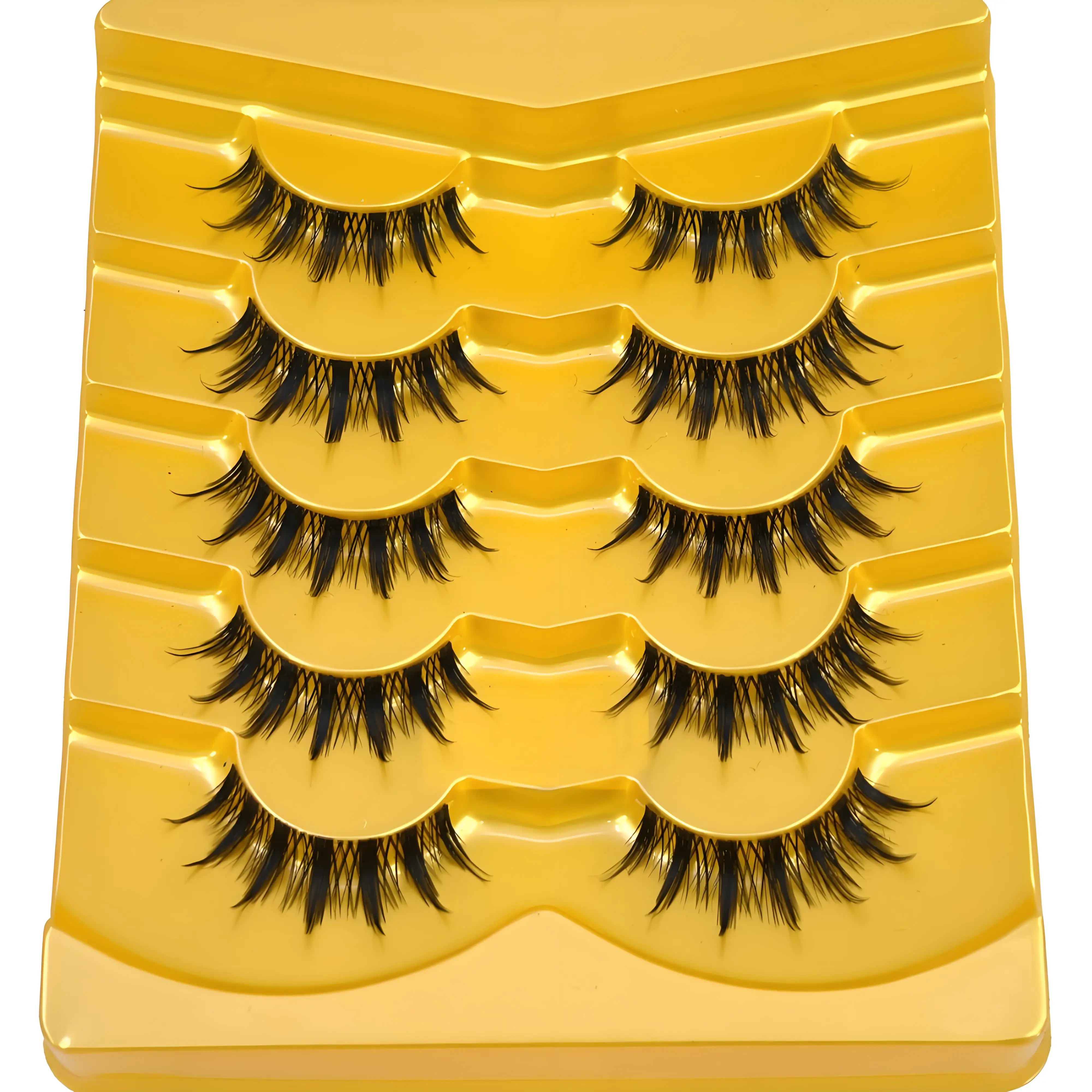 HBZGTLADFalsche Wimpern Cosplay Spiky Lashes Nerz Dramatische Manga Anime Wimpern Dicke Gefälschte Wimpern Extensions Puppe Streifen Wimpern – Detail 17