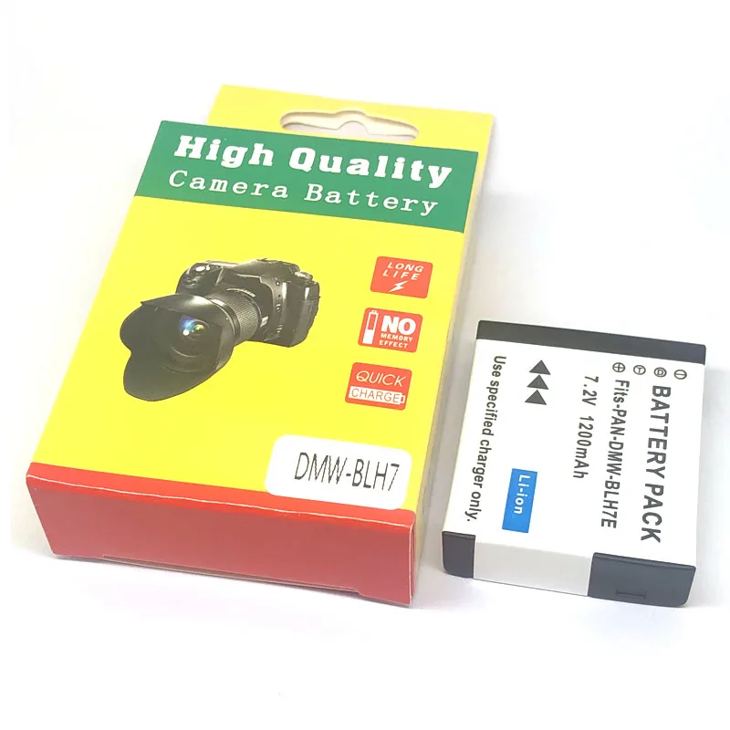 DMW-BLH7E DMW BLH7 BLH7E BLH7PP Battery for Panasonic Lumix DMC GM5 GM1 GM1K GF7 GF8 GF9 GF10 LX10 LX15