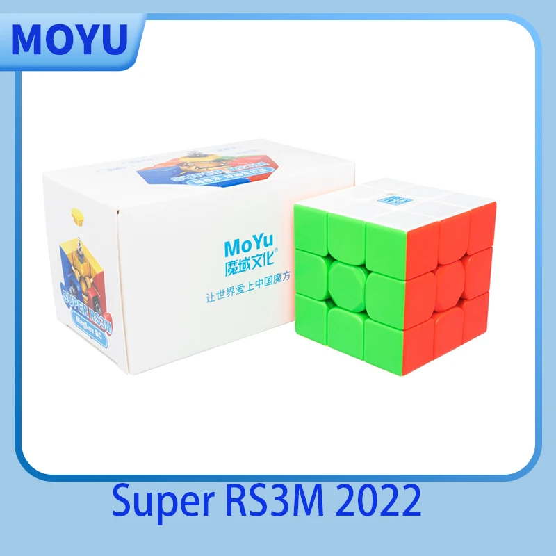 [JudyCube] MOYU Super RS3M 2022 Maglev 3x3 Magnetyczny Kostka Szybkościowa Bez Naklejek Profesjonalna RS3 M 2022 3X3 Prezent dla Dzieci