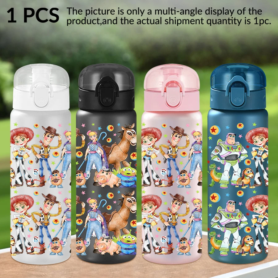 

1Pc Disney Toy Story Buzz Lightyear Pattern 26oz Plastic Water Bottle Outdoor Sports Water Cup Birthday/Back To School Gift