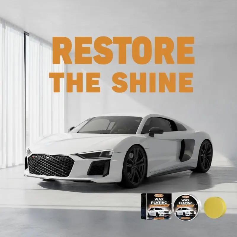 Car Paint  Repair and Refurbishment Kit Restore Faded Surfaces Anti Fouling Wax for All Weather Vehicle Maintenance