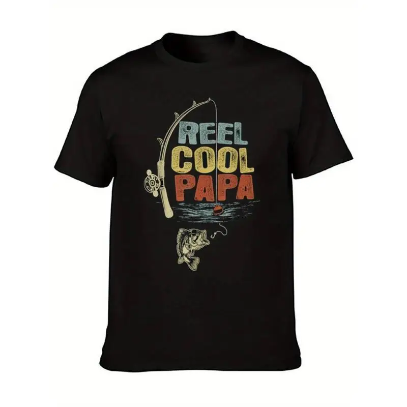 

Reel Cool Papa Vintage Fisherman T-Shirt - Soft, Breathable Cotton