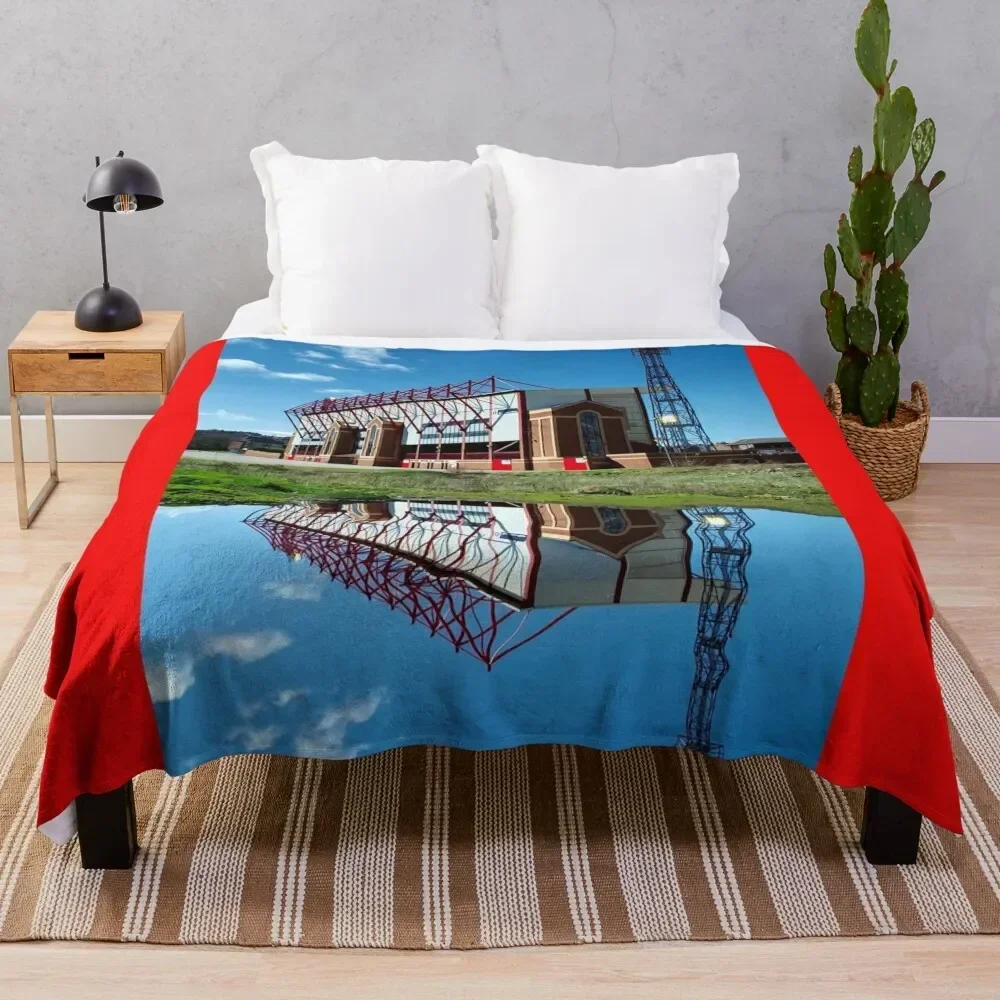 

Barnsley Oakwell Stadium Reflection Throw Blanket Thin Luxury Throw Camping Blankets