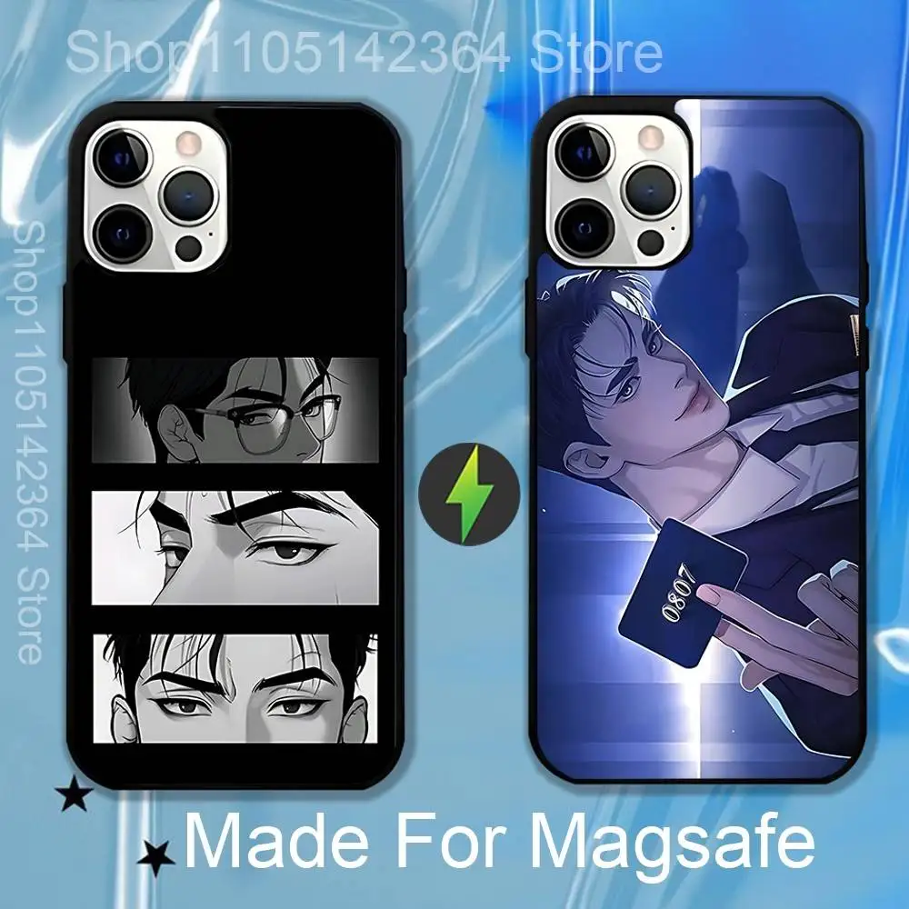 

comics Joo Jaekyung Case For iPhone 17,16,15,14,13,12,11,Pro,Max,Plus,Mini,SE4,E Magnetic Magsafe Wireless Charging