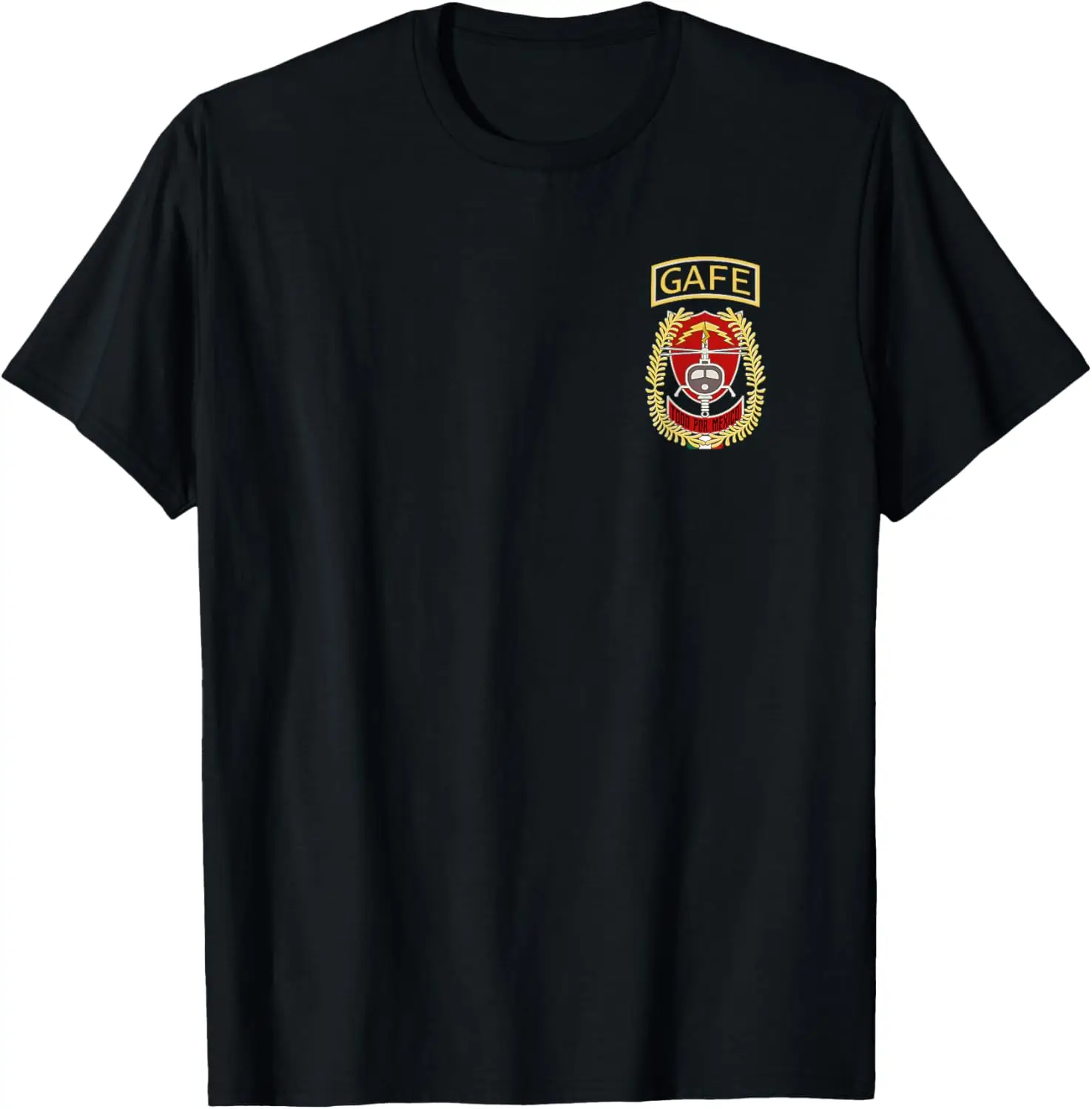 GAFES Tudo Por Mexico Special Force Fuerzas Especiales T-Shirt Short Sleeve Casual 100% Cotton T Shirts