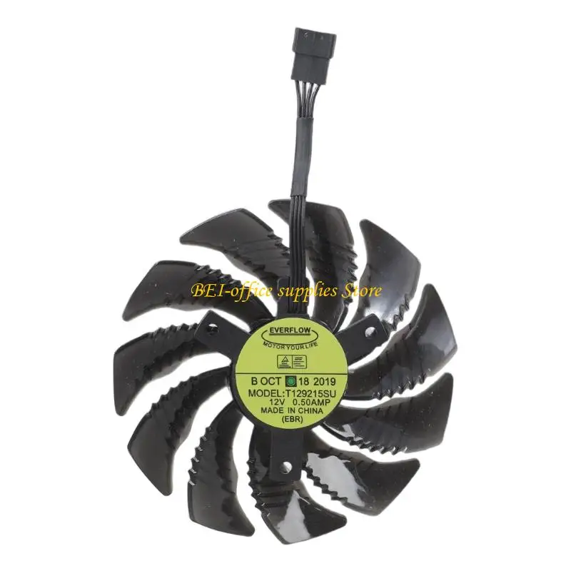 

A9LC 85mm 12V 4Pin Graphics Card Cooling Fan for 4060ti 8GB WINDFORCE OC Coolers VGA Fan as Replacement T129215SU