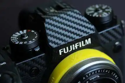 DIY naklejki z włókna węglowego folia ochronna całe ciało dla Fuji Fujifilm XH1 x-h1 korpus aparatu skóra antykorozyjna odporna na zarysowania
