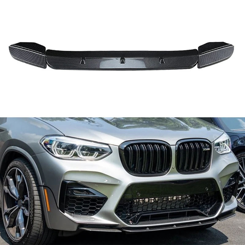 

Front Bumper Lip Spoiler For BMW X3M X4M F97 F98 2019-2021 Front Bumper Protector Lower Blade Splitter Car Styling