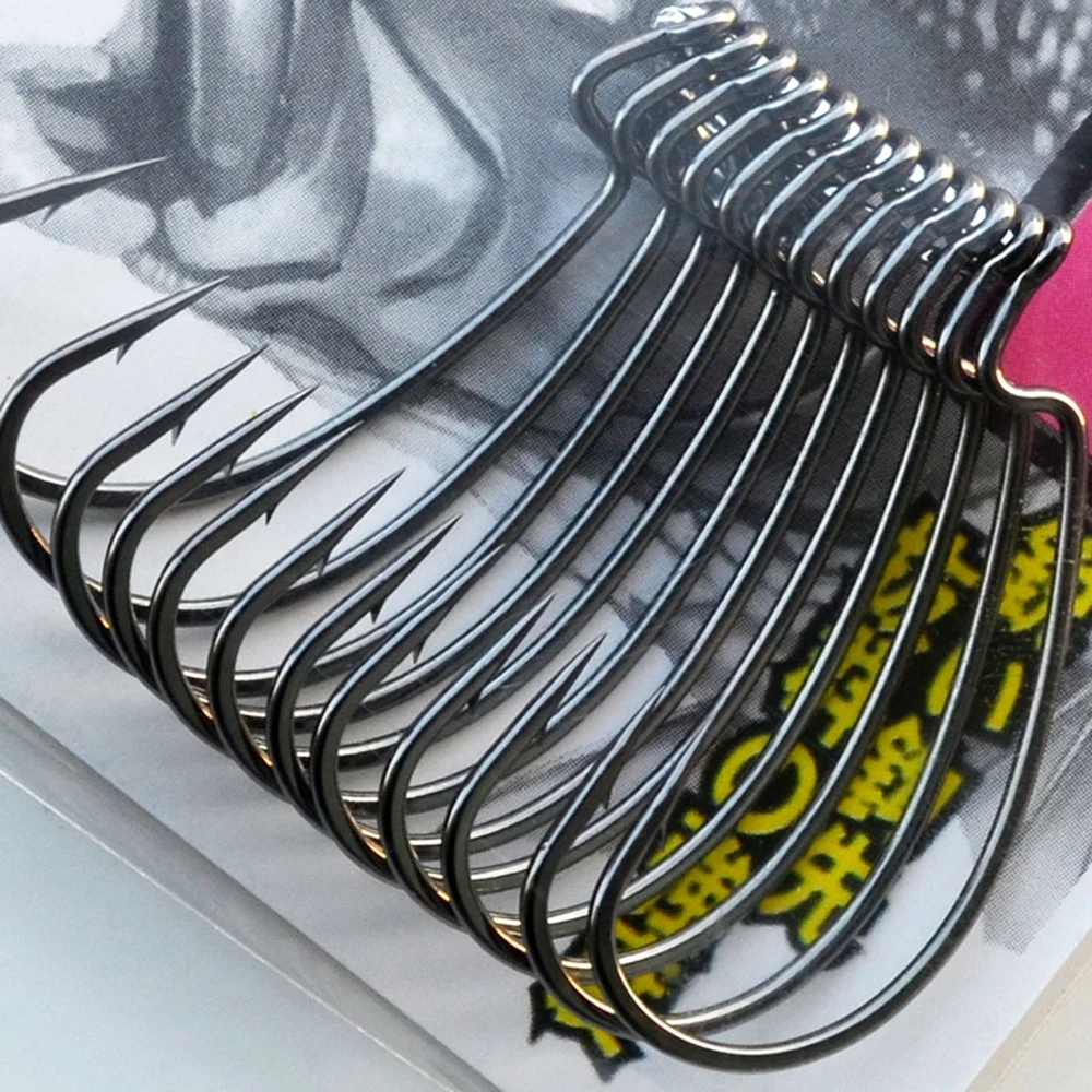 BKK 9003 & 9003CD 3X قوة واسعة الفجوة حادة لينة دودة هوك القفز إزاحة السنانير كرنك الطعوم صيد السمك تكساس تلاعب باس الكارب Pesca