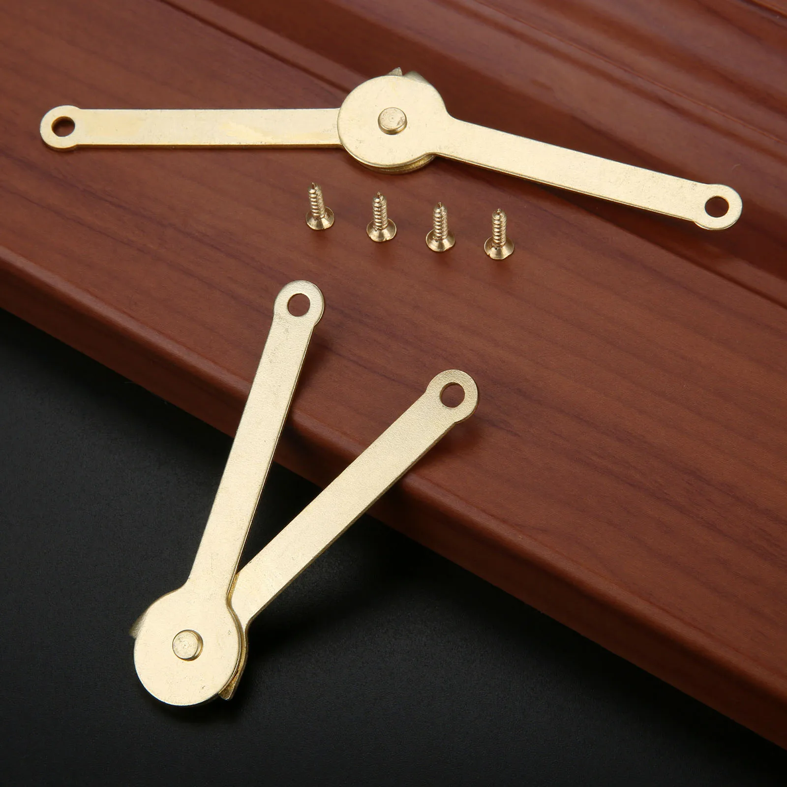 

2pcs 68mm Support Hinges Hardware Cabinet Door Kitchen Cupboard Hinges Lid Support Hinges Box Display Furniture Accessories