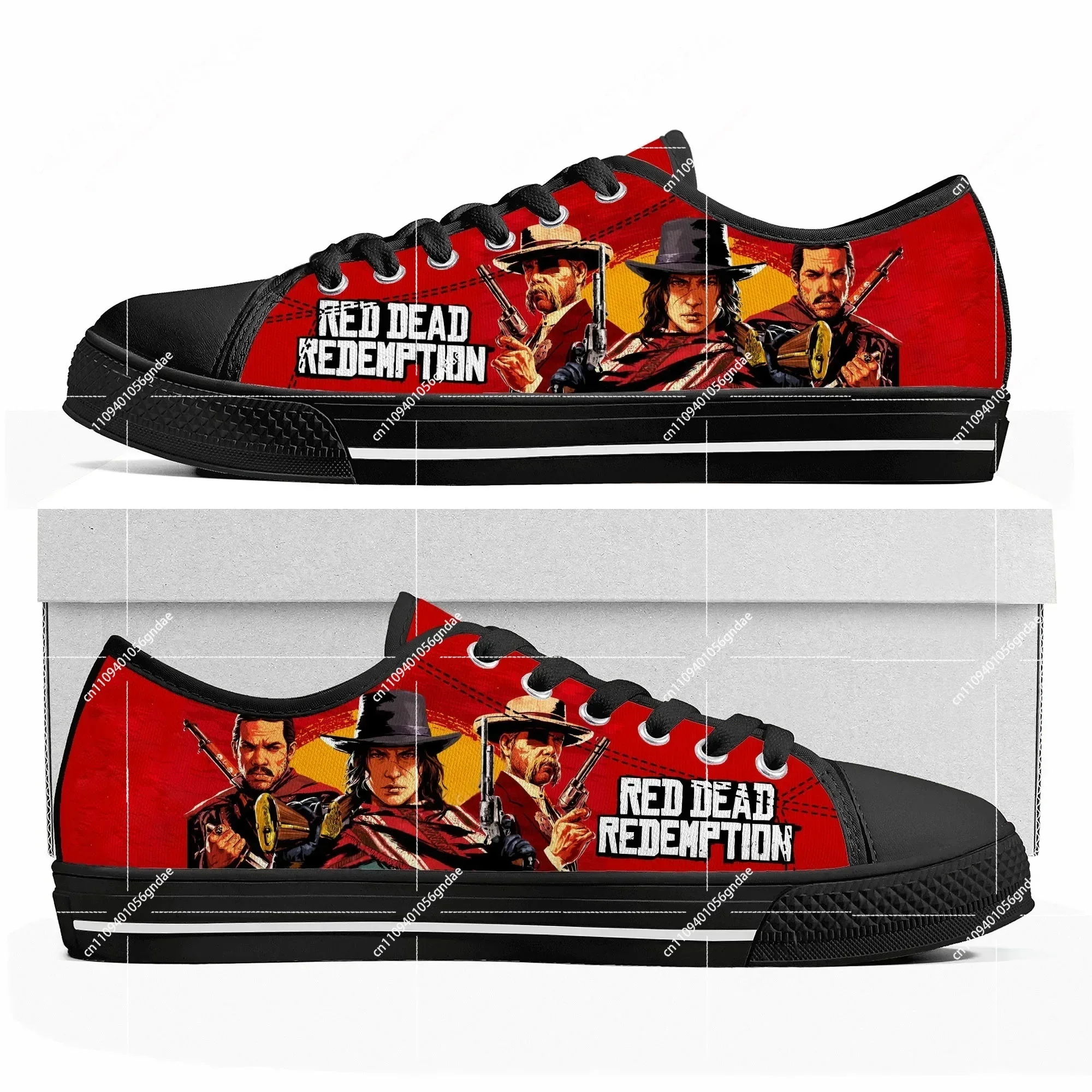 

Кеды Red Dead Redemption для мужчин, женщин и подростков, повседневные модные кроссовки из канваса на заказ