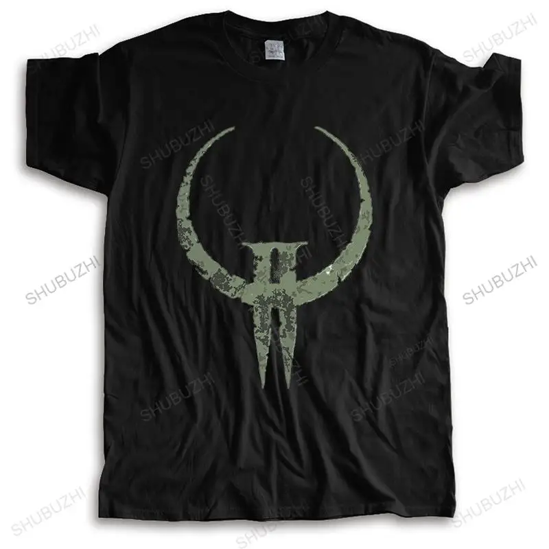 

cotton many color tshirt men summer tees Quake II T shirt quake 2 ii id Bigger Size Homme brand funny print casual tee-shirt