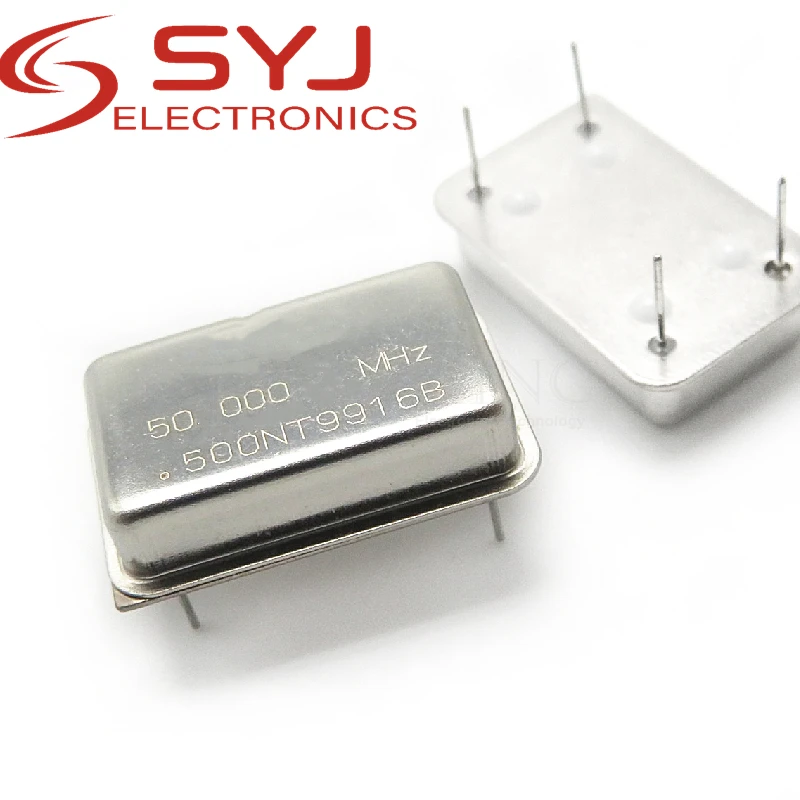 5pcs/lot Rectangular active crystal oscillator 50M 50MHZ 50.000MHZ 10M 10MHZ 10.000MHZ DIP-4 In Stock