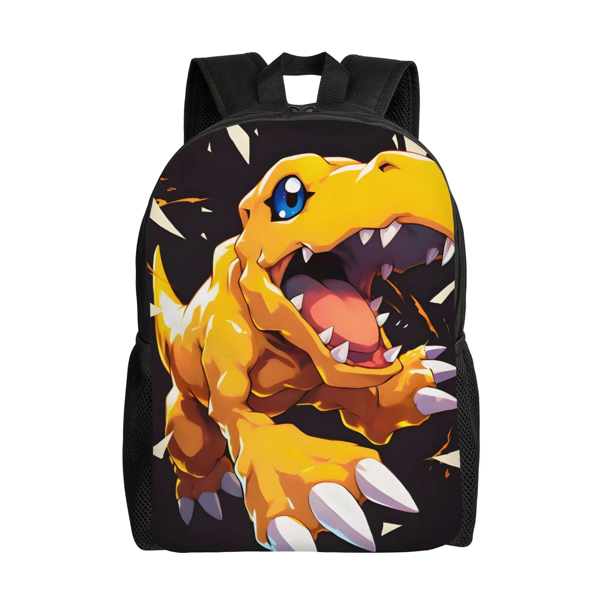 1Piece Backpack Agumon New School Year Bookbag Camping  Digimon Anime Birthday Gift New Term Starts