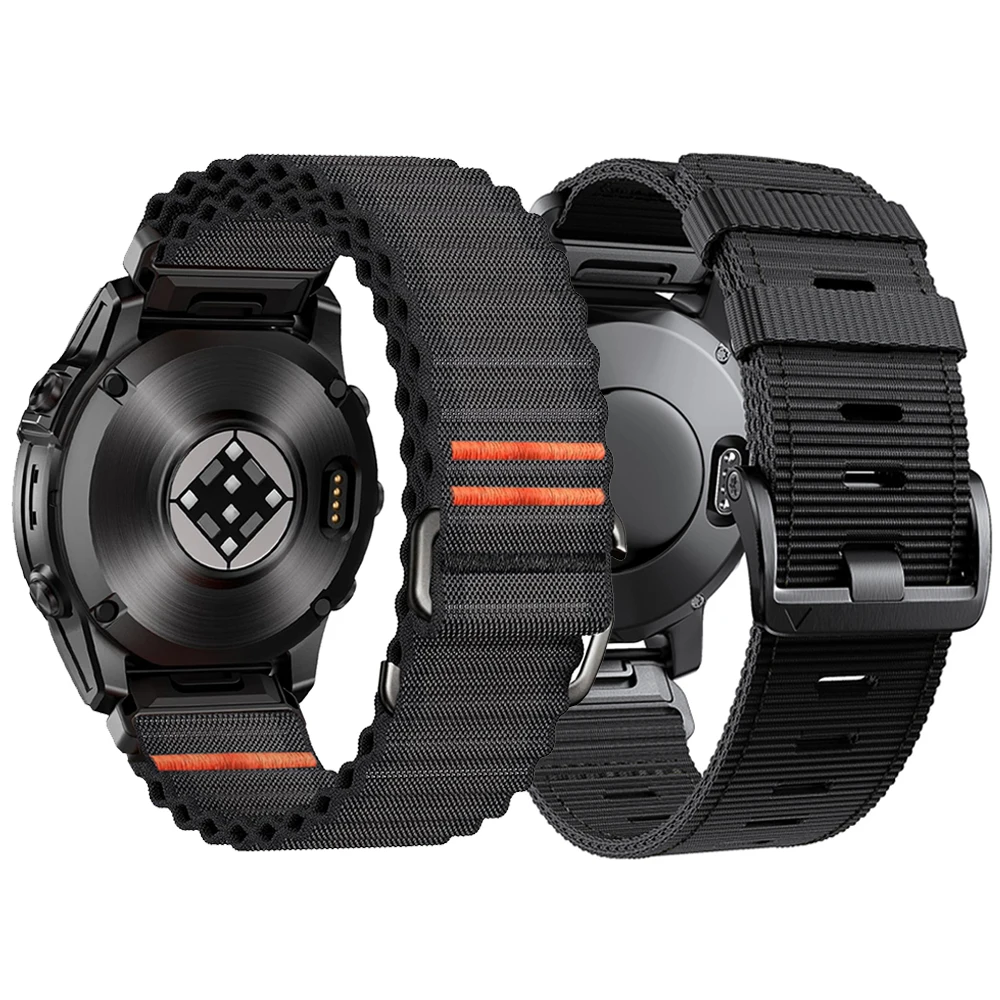 22 mm 26 mm Nylonarmband für GARMIN FENIX 8 Pro E 7 7X PRO 6 6X Weiches, verschleißfestes Armband für Epix Pro/Instinct 3 Ersatzarmband