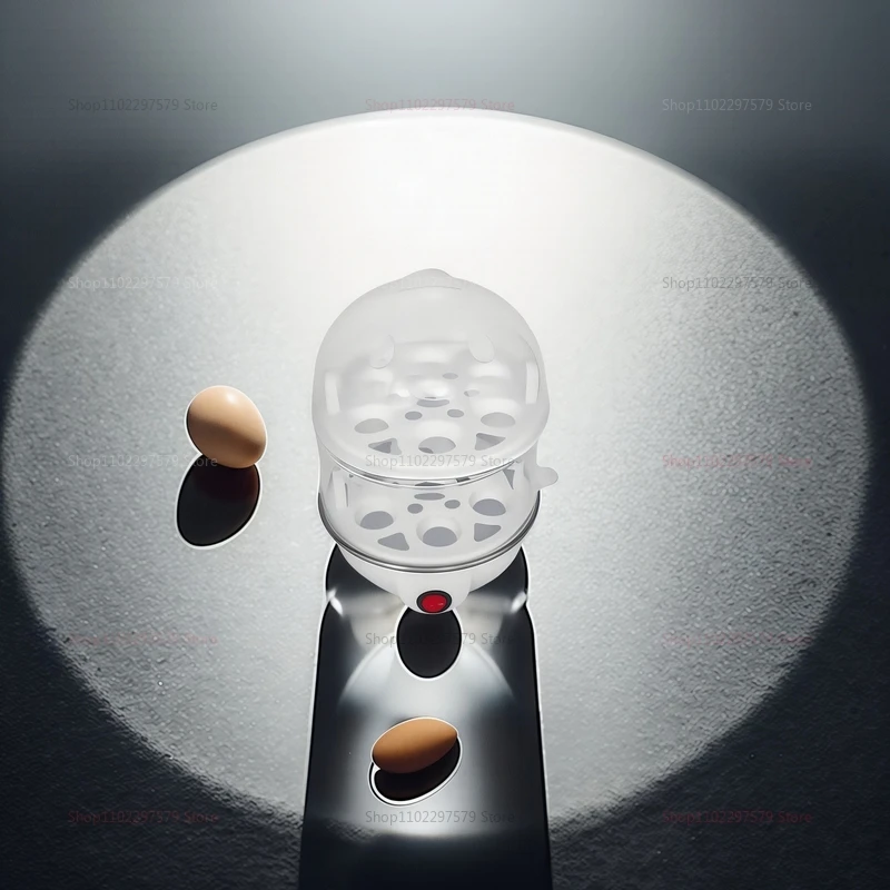 Cuociuova elettrico Mini bollitore rapido per uova 2 in 1 per omelette in camicia e strappate Spegnimento automatico Perfetto per la colazione Cucina Keto