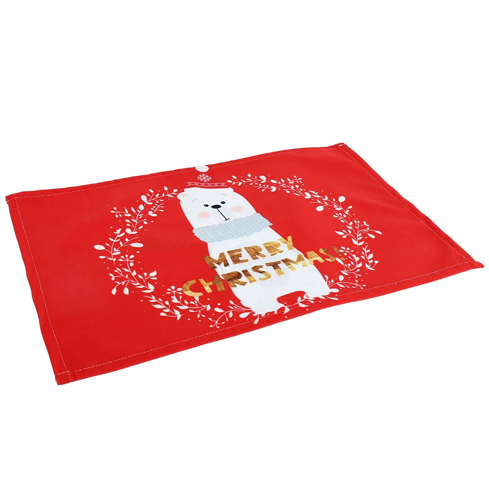 Creative Christmas Table Runners Durable Christmas Tablecloth Set Kitchen Dining & Coffee Table Xmas Decoration for Indoor Home