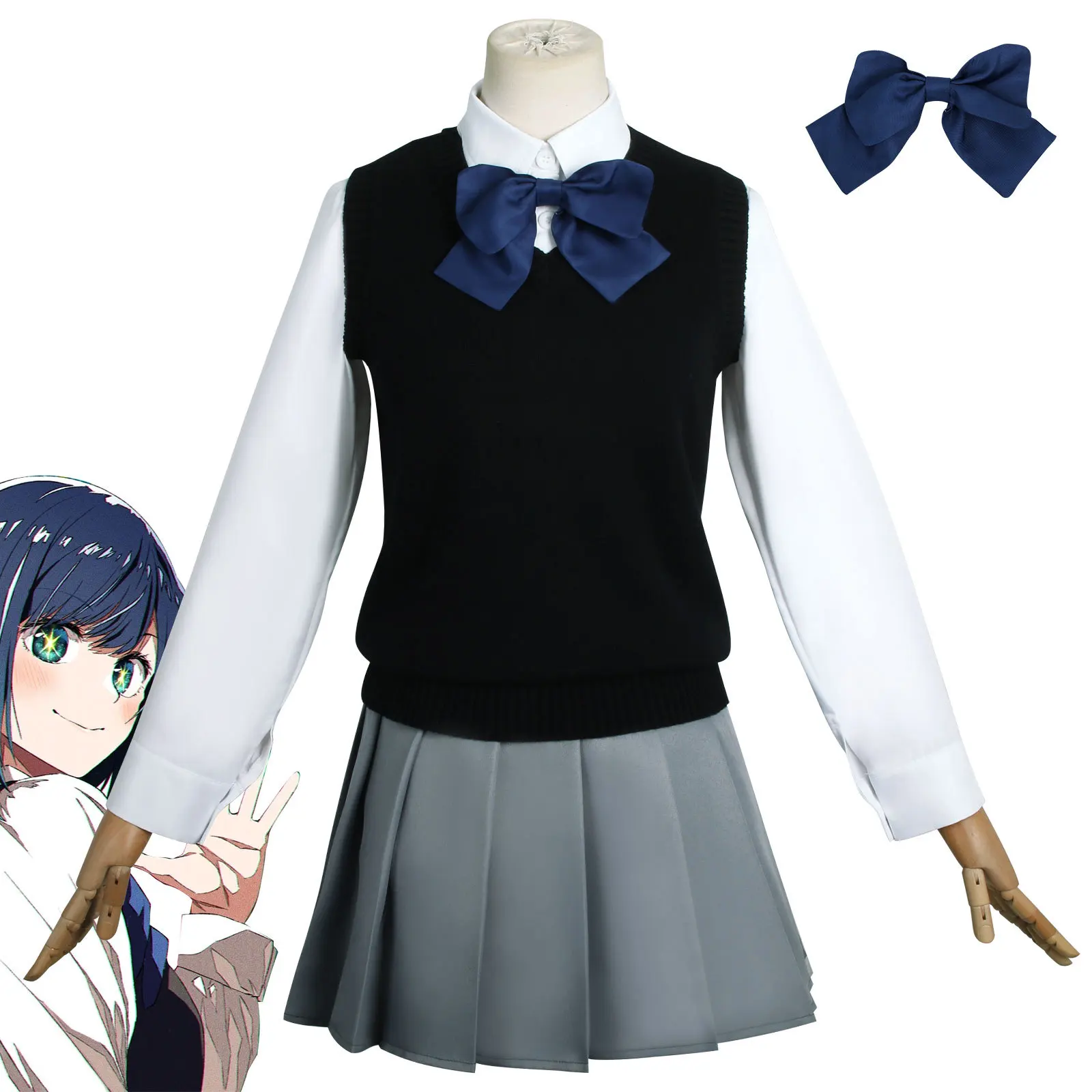 Kurokawa Akane OSHI NO KO Cosplay Costume School Uniform Woman Halloween Cosplay Kurokawa Akane Clothing