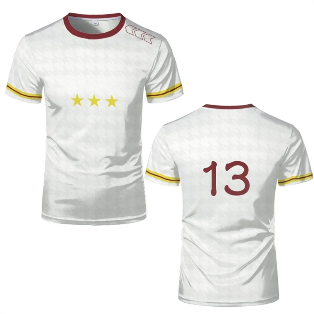 Kaus Bulu Tangkis Sepak Bola Kaus Olahraga Lari Kaus Pria Cepat Kering Musim Panas Cetak 3d Kaus Pakaian Anak-anak Y2k Wanita