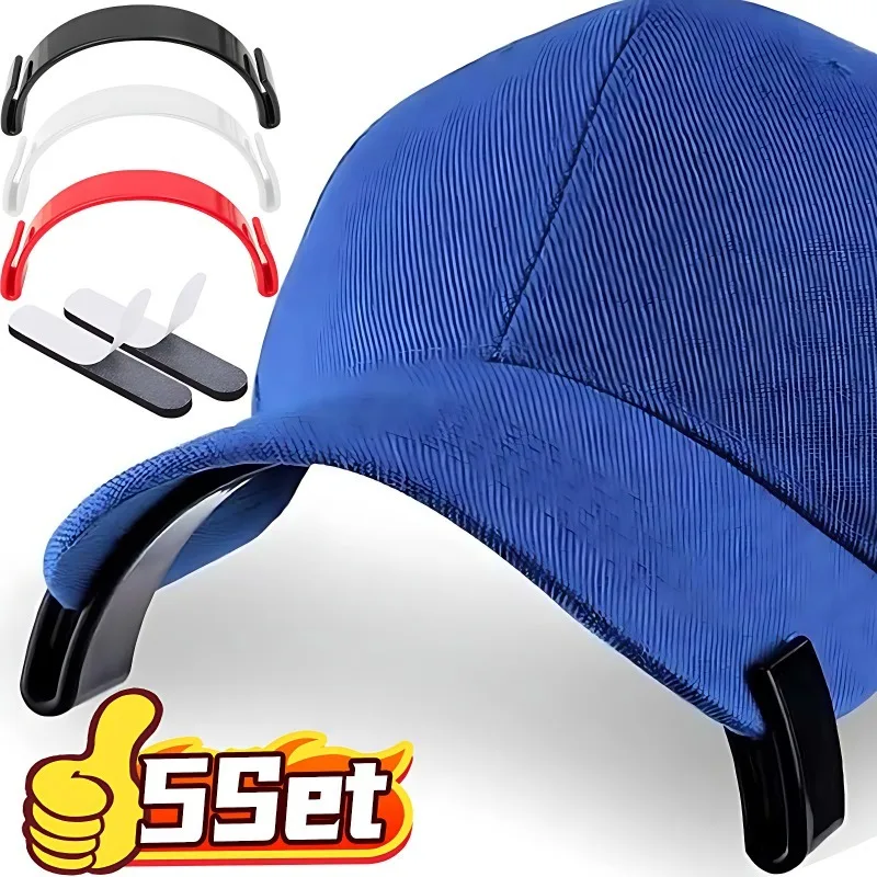 5x Hat Curve Bender Kunststoffkappe Curving Band Hat Brim Shaper Hat Bender Brim Cap Shape Keeper Caps Curver Tool für Baseball Caps
