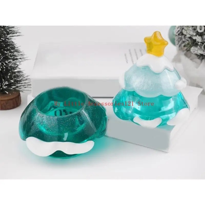 

Creative Christmas Tree Jar Silicone Mould Detailed Christmas Tree Jar Silicone Mold for Creative DIY Home Decors