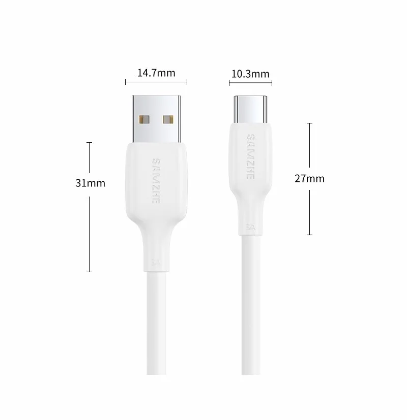 SAMZHE 3A USB-C-Kabel für iPhone 17 16 15 Xiaomi Samsung – Schnelles Ladekabel USB-C-Ladegerät Datenkabel für iPad Poco USB-C – Detail 15
