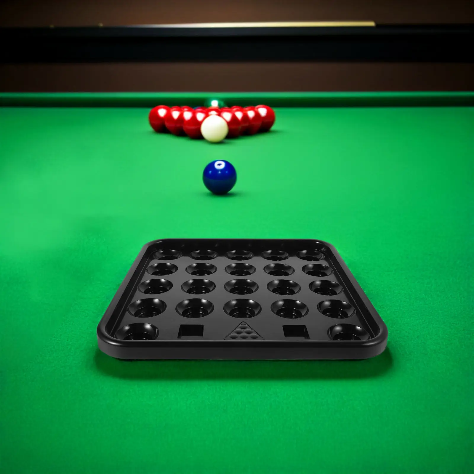 

Compact Pool Ball Organizer Tray Billiard Accessories Storage Box Elegant Game Room Display Pool Player Accessories