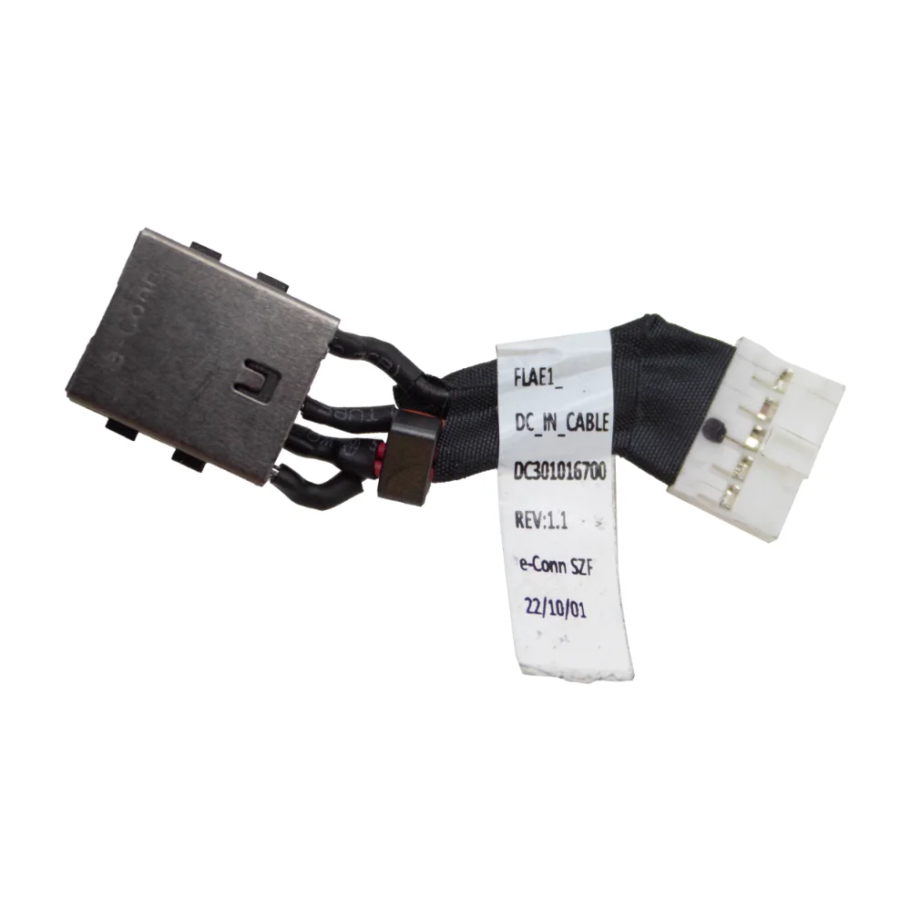 

DC Power Jack in Cable Charging Port Replacement for Dell Latitude 7400 E7400 P/N: T77NM 0T77NM DC301012Y00
