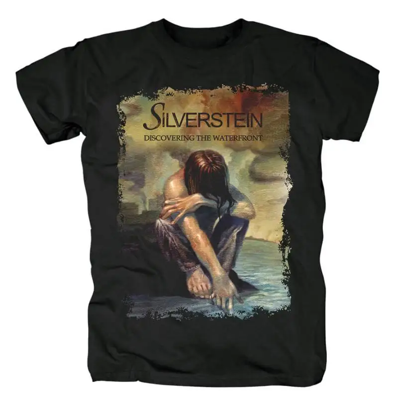 Silverstein Band Music Lover Heavy Cotton Black Full Size T Shirt