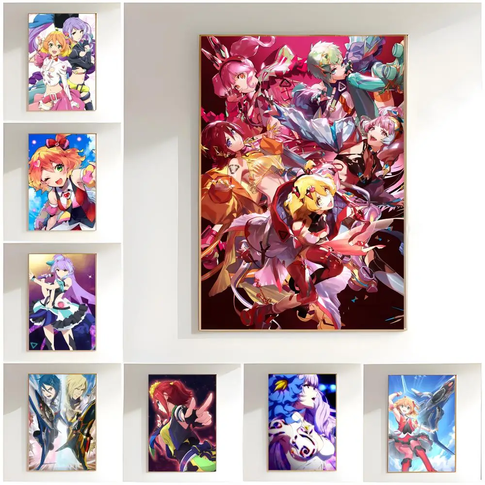 idol anime Macross Delta Poster Classic Wall Art  Home Decor  Peel and Stick Unframed