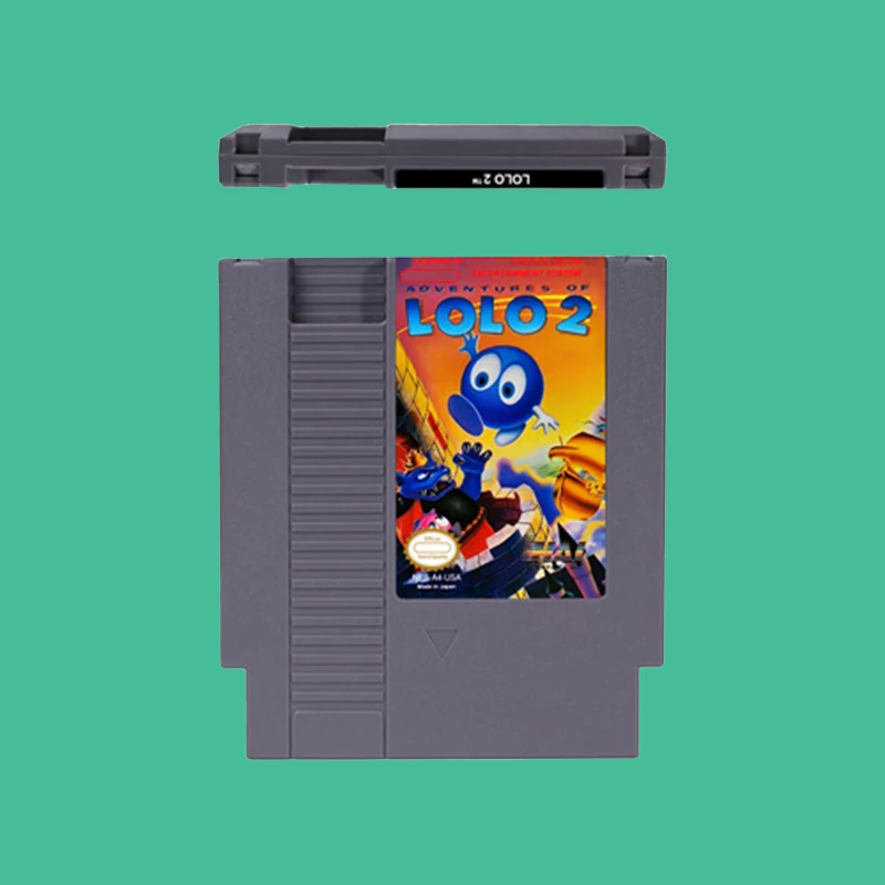 

Adventures of Lolo 2- 72 pins Game Cartridge for 8bit NES Video Game Console