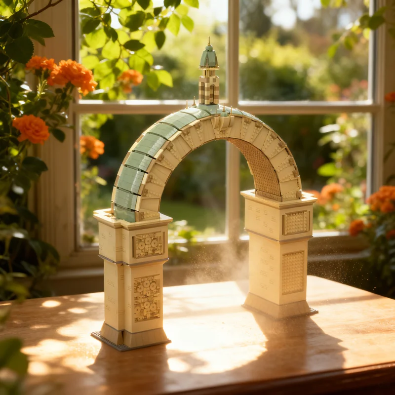 

2151 деталь MOC: Большая арочная модель звездной битвы в стиле Star Wars, конструктор, подарок, креативный коллекционный декор, премиум-класс для взрослых