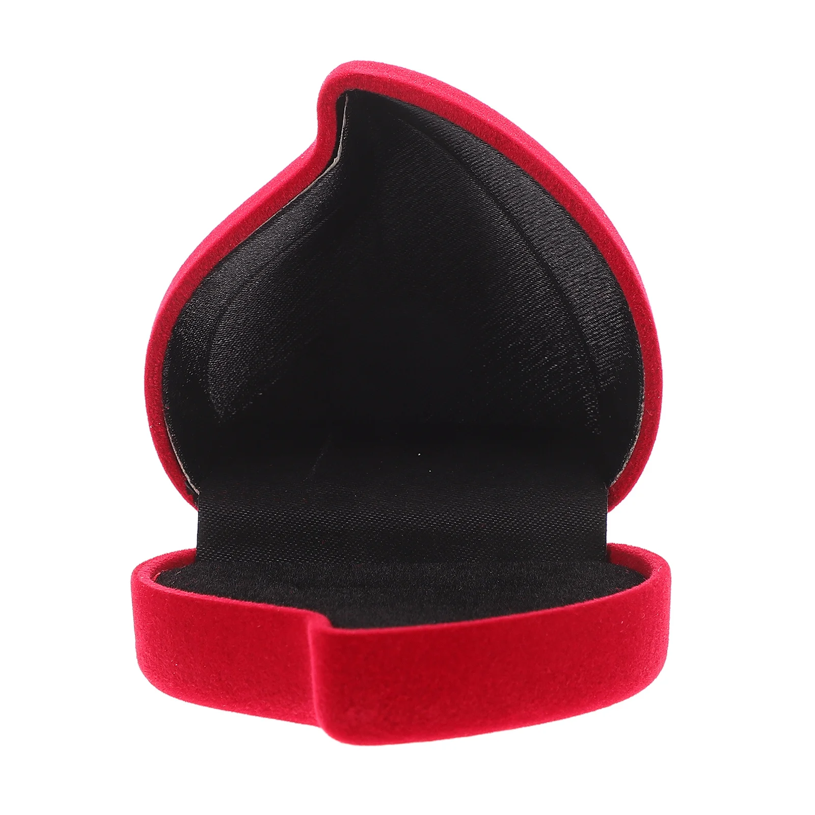 

Компактная шкатулка для украшений в форме красного сердца для предложения руки и сердца, свадьбы, Дня святого Валентина, хранения и путешествий, органайзер, сейф