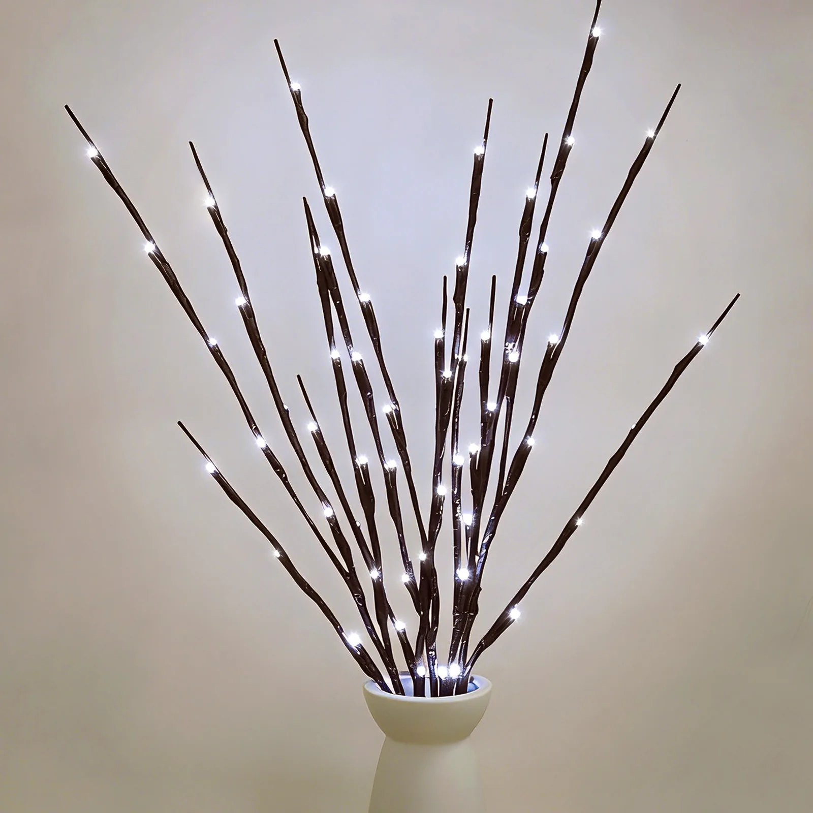 

3pcs Simulated Tree Branch Lights 20Led Decorative Lamp For Home Bedroom Study Malleable Iron Core Led Branch Lamp Decor Party