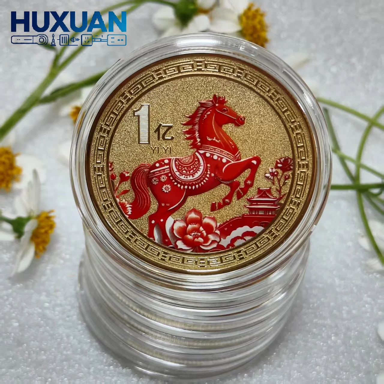 Souvenir Coin Horse Success Commemorative Coin Fu Crafts Commemorative Medal Gift